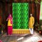 Banana Leaf Backdrop Indian Traditional Cloth 5x8 Feet Backdrop Pooja Backdrop Indian Wall Art Photo Decor Banner Diwali Decor Wedding Backdrop Decorative Pooja Cloth